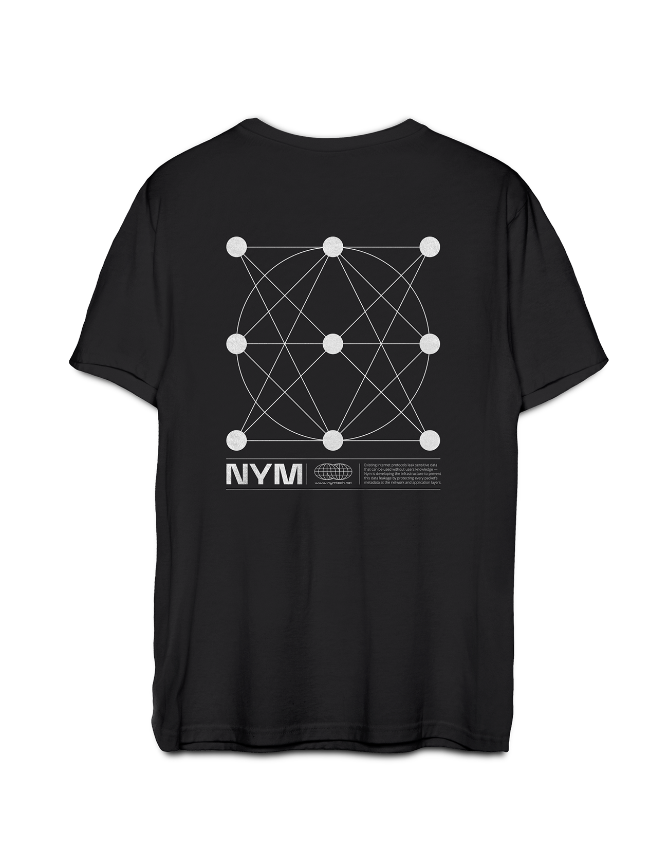 The Mixnet black t-shirt