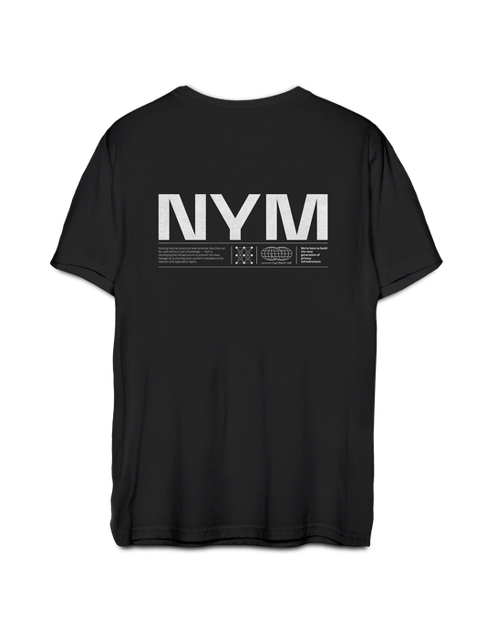 Encrypted Face black unisex t-shirt