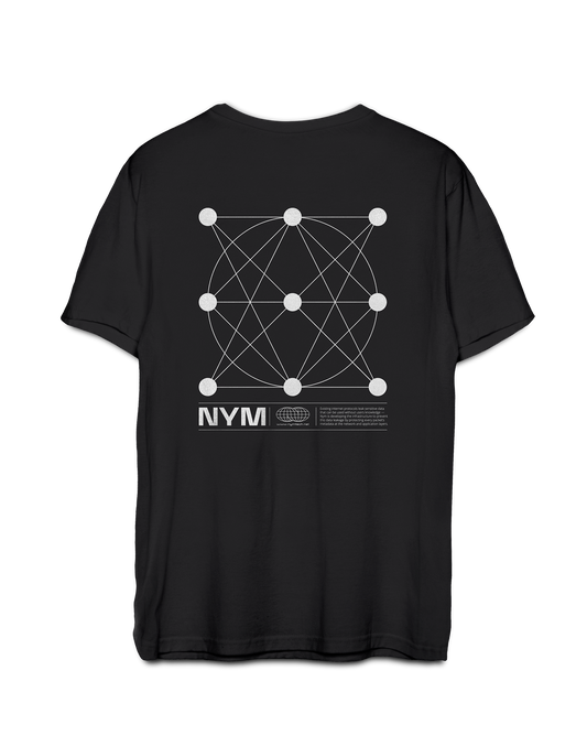 The Mixnet black t-shirt